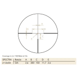 German Precision Optics GPO Spectra 2-12x50i G4i OPEN BOX Scope RS650 RS650 - Reticle Image 2