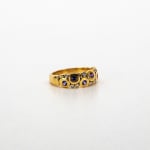 Alex Sepkus 18k, Sapphire and Diamond "Candy" Dome Ring R-122S