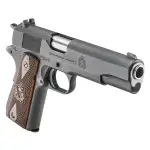 Springfield Armory 1911 Mil-Spec .45 ACP 5" Match Bbl Black CA Compliant Handgun w/ Fixed 3-Dot Sights, Combat Trigger, 2x7rd Mags PB9108LCA - Additional Image 3