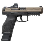 HK VP9A1 F 9mm 4.5" Bbl Optics Ready Midnight Bronze Pistol w/(1) 17rd & (1) 20rd Mag 81001295