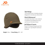 First Lite Tundra Brim Beanie Dry Earth MD MATBBDEMD