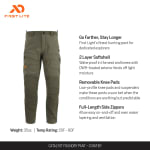 First Lite Men's Catalyst Foundry Soft Shell Pant Conifer 44x33 MBCTFCN4433