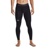 Under Armour Men's Heatgear Armour Black/White Leggings 1361586-00100 - Additional Image 1
