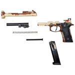 Beretta 92XI SAO 9mm 4.7" Bbl Chocolate Chip Camo Full Size Pistol w/(2) 10rd Mags SPEC0730A10 - Additional Image 3