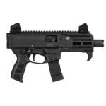 CZ-USA Scorpion 3+ Micro 9mm 20rd 4.2" 1/2x28 Pistol w/Rear QD Sling Mount, Blk 91420