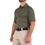 First Tactical Men's Performance Short Sleeve Polo Olive Drab Green 112509-830 - Additional Image 1