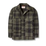 Filson Wool Mackinaw Cruiser Otter Green Black XL 10400