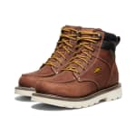 Keen Core Work Cincinnati 90 Degree 6" WP Soft Toe Men's Tuscan Red/Sandshell 9 EE 1028284-9EE