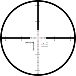 Kahles Condition A Demo K318i REFINED 3.5-18x50mm DLR CCW MSR2 W-Right Riflescope 10803 - Reticle Image 1