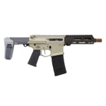 Q, LLC. Honey Badger .300 BLK 7" 1:5" Gray Pistol w/Brace HB-300BLK-7IN-PISTOL