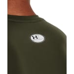 Under Armour Men's Heatgear Shortsleeve Marine OD Green/White Compression Shirt 1361518-39000 - Additional Image 3