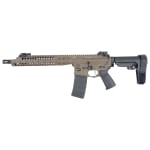 LWRC IC-A5 5.56mm NATO 12.7" 1:7" 1/2x28 Bbl Patriot Brown Pistol w/SBA3 Brace ICA5P5PBC12SBA3