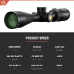 Athlon Neos HMR 3-9x40mm BDC500 SFP IR MOA Reticle Riflescope 216021