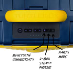 Turtlebox GameDay Series 2.0 Original Outdoor Bluetooth Speaker w/ Party Mode, Waterproof, 25hr Battery, Blue/Maize TB-ORIG-G3-NAVY-MAIZ-MAIZ-2 - Additional Image 4