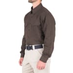 First Tactical Men's V2 Tactical Long Sleeve Shirt Kodiak Brown 111006-182 - Additional Image 1