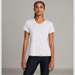 Under Armour Women's Tech Twist Shortsleeve Halo Gray/White Shirt 1384227-01400 - Additional Image 4