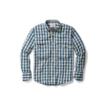 Filson Angler Shirt Aspen Blue Plaid SM 10604