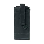 First Tactical Tactix Media Medium 500D Nylon Black Pouch 2.5x5.25x.75"" w/ 2 Hooked Lynx Attachments 180018-019-1SZ - Additional Image 2
