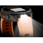 Garmin Fenix 9 Pro 43mm Titanium Smartwatch w/ Built-In Flashlight, AMOLED Display, Shell Pink-Autumn Orange Silicone Band 010-04335-05 - Additional Image 12