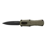 Benchmade Mini Claymore Out-the-Front Auto Ranger Green Grivory Dagger 3375GY-1