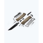 Benchmade Shootout Out-the-Front Auto Ranger Green Grivory Tanto Knife 5370BK-11 - Additional Image 7