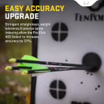 TenPoint Pro Elite 400 Select 20" Alpha-Nock HP .001" Yellow Carbon Arrows 6pk HEA-670.6 - Additional Image 2