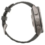 Garmin Fenix 9 Pro 51mm Titanium Smartwatch w/ Solar Display, Pebble Gray-Silver Gray Silicone Band 010-04339-05 - Additional Image 3