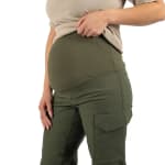 First Tactical Women's V2 Tactical Maternity Pants 2-Way Stretch Water Resistant Double-Dyed OD Green 124011M-830-0-U - Additional Image 5