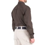 First Tactical Men's V2 Tactical Long Sleeve Shirt Kodiak Brown 111006-182 - Additional Image 4