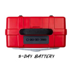 Turtlebox GameDay Series 2.0 Original Outdoor Bluetooth Speaker w/ Party Mode, Waterproof, 25hr Battery, Red/Black TB-ORIG-G3-RED-WHT-BLK-2 - Additional Image 2