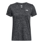 Under Armour Women's Tech Twist Shortsleeve Black/White Shirt 1384227-00100 - Additional Image 2