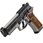 Beretta 92GTS Launch Edition 9mm 4.7" Bbl Stainless Steel/Black 10rd Pistol w/Walnut Grips J92XFMSDA20M1 - Additional Image 8