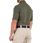 First Tactical Men's Performance Short Sleeve Polo Olive Drab Green 112509-830 - Additional Image 2