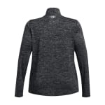 Under Armour Women's Tech Half-Zip Twist Longsleeve Black/White Shirt 1384225-00100 - Additional Image 4