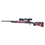 Savage Arms AXIS II XP Compact Muddy Girl 6.5 Creedmoor 20" 1:8" Bbl Muddy Girl Camo BA Rifle w/Bushnell Banner 3-9x40mm Scope & (1) 4rd Mag 57478