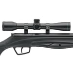 Stoeger S6000-E .177 Cal/1200 FPS Adv. Ergo. Black Synthetic Stock w/Fiber-Optic Sights and 4x32 Scope 30404