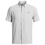Under Armour Men's Fish Pro Hybrid Woven Shortsleeve Mod Gray/Castlerock Shirt 1383571-01100 - Additional Image 2