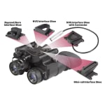 AGM NVG-50 3AL1 Gen 3 Auto-Gated Lvl 1 Green Phosphor IIT Dual Tube Night Vision Goggle/Binocular 14NV5123483111