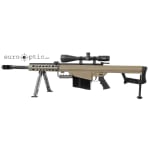 Barrett 82A1 Rifle System .50BMG 20" FDE w/Nightforce SHV 5-20x56 and NF Rings A203 18572