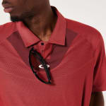 Oakley Men's Hibiscus Red L Golf Oakley C1 Engineered Exo Polo FOA407425-4RL-L - Additional Image 2