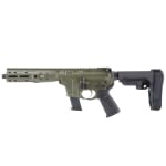 LWRC IC-9 9mm 8.5" 1:10" 1/2x28 Bbl OD Green Pistol w/SBA3 Brace ICP9ODG8SBA3