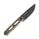 Tekto X1 Black MagnaCut Drop Point Blade OD Green G10 Handle Black Accents Fine Edge Fixed Knife X1R-G10OD-MCBK1-A1 - Additional Image 1
