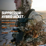 First Lite Men's Suppressor Hybrid Jacket Typha XL MOCWJTYXL