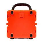 Turtlebox CUB Outdoor Bluetooth Speaker with 2-Unit Pairing & Party Mode, Steel Tie-Downs, 8.6"x7.2"x5.8", 5.3lbs, Orange TB-CUB-G1-ORG-1 - Additional Image 1