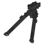 TRT Tactical Bipod, +/- 25 cant, +/- 30 swivel, rubber feet BP-S-FM-R BP-S-FM-R