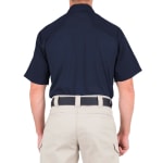 First Tactical Men's V2 Pro Performance Short Sleeve Shirt Midnight Navy 112012-729 - Additional Image 3
