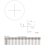 March X Tactical 8-80x56 MTR-1 Reticle 1/8MOA Riflescope D80V56TM - Reticle Image 1