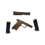 Sig Sauer P320 Cal-X P320-M18 9mm Carry Coyote (3)10rd Mags X-Change Kit CALX-M18-CSS-MS-10