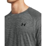 Under Armour Men's Tech Shortsleeve Castlerock/Black Textured Shirt 1382796-02500 - Additional Image 2