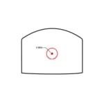 Sig Sauer ROMEO-X Compact 2 MOA Red Circle Dot FDE Reflex Sight SORX1202